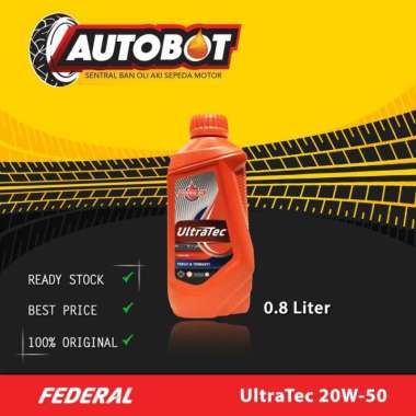 Oli Mesin Motor Bebek/Oli FEDERAL/ULTRATEC 20W-50 0,8 L/FEDERAL OIL