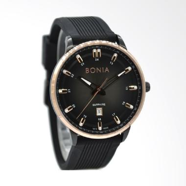 Bonia Jam Tangan Pria - Hitam Rosegold BNB10332-1732