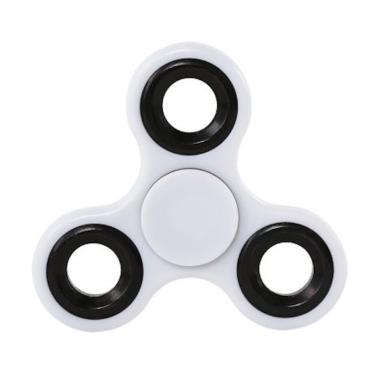3T EDC Metal Ceramic Ball Fidget Spinner - Putih