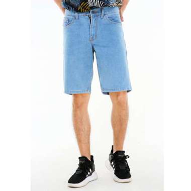 Hamlin Rishham Celana Pendek Denim Pria Casual Short Pants Material Jeans ORIGINAL 38 Bioblitz