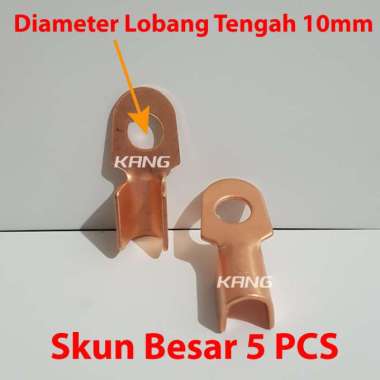 Terminal Skun Klem Lug Kabel Cable Aki Accu Besar Buka