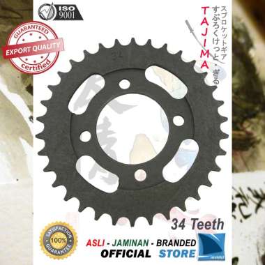 Gigi Tarik 428-34T HONDA Tiger Revo Gir Belakang - Rear Sprocket Gear TAJIMA