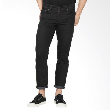 Papercut Man Brixton Denim Slim Fit Celana Pria - Black 133206