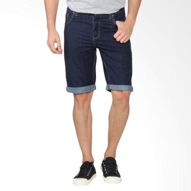 Papercut Man 151646 Brixton Short D ... a Pendek Pria - Dark Blue