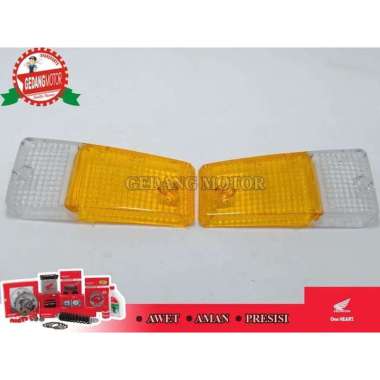 Honda Genuine Part Kaca Mika Sein Riting Depan Honda Astrea 800 Yellow