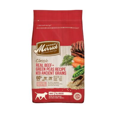 Merrick Classic Dog Real Beef Green ... ns Makanan Hewan [1.8 Kg]