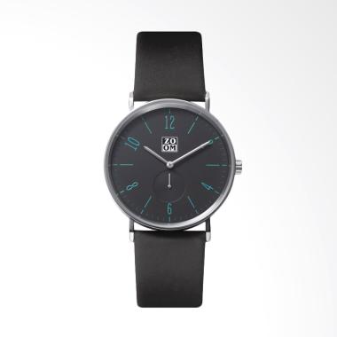 Zoom Club Night Leather Men���s Wat ... ilver Black ZM 3772M.2503