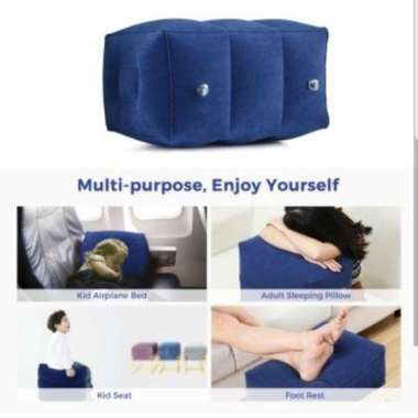 Ultima Flight Buddy Inflatable Footrest - Blue