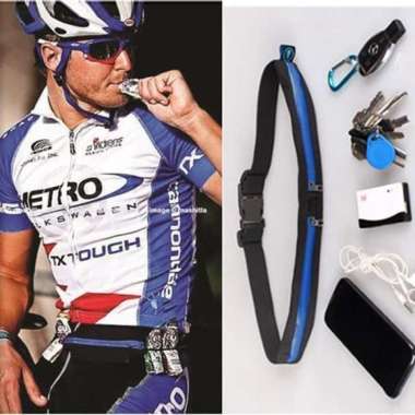 Tas Pinggang Sepeda, Running, Lari, Jogging, SMART POCKET Ringan Bagus random