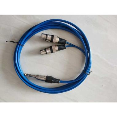 kabel Kitani premium 3M Jack Akai Stereo to 2 XLR Female
