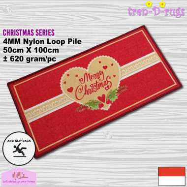 Tren-D-rugs - Karpet keset kaki natal christmas alas lantai kamar tidur kamar mandi pintu masuk dapu