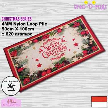 Tren-D-rugs - Karpet keset kaki natal christmas alas lantai kamar tidur kamar mandi pintu masuk dapu