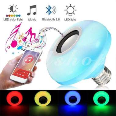 Lampu Disco AUshoponline Smart LED Music Bulb Wireless APP Control Por
