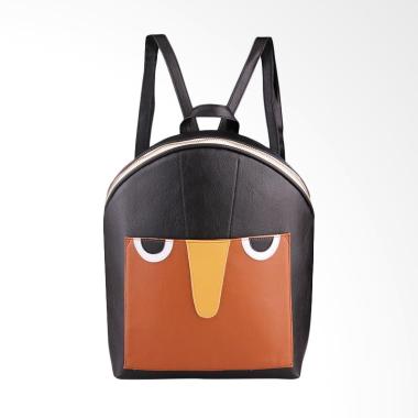 Baghani Tas Owl City Backpack Wanita - Black