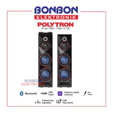 Polytron Active Speaker PAS-8C28 / PAS8C28 hitam