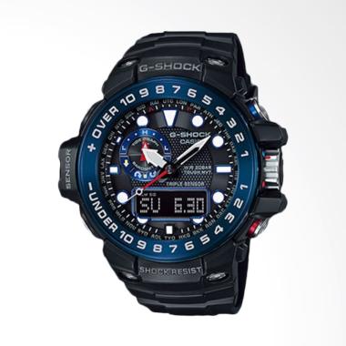 Casio G-Shock Gulfmaster Jam Tangan Pria - Black GWN-1000B-1BDR Black