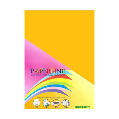 Paperfine Plano Kertas HVS Warna - Gold [61 x 86 cm/100 Lembar] Gold