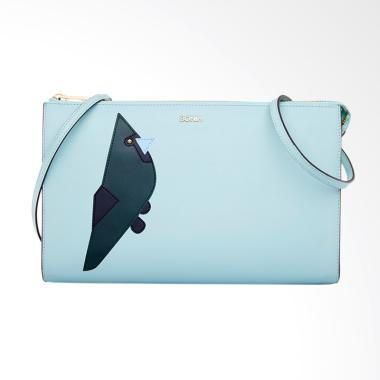 Bonia Ice Continga Pouch Clutches Bags - Blue