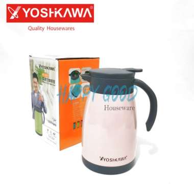 YOSHIKAWA THERMOS KETTLE HOT&COOL STAINLESS STEEL 1 LITER KD-6073 PINK