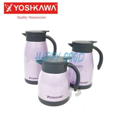 YOSHIKAWA THERMOS KETTLE HOT&COOL STAINLESS STEEL 1 LITER KD-6073 UNGU