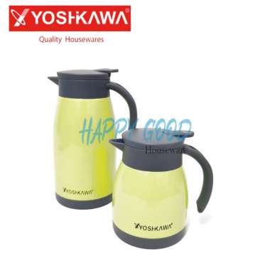 YOSHIKAWA THERMOS KETTLE HOT&COOL STAINLESS STEEL 1 LITER KD-6073 HIJAU