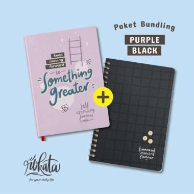 Bundling - Financial Planner & Journal Timeless by Rokata - Faza Mart Purple + Black