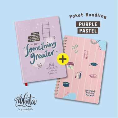 Bundling - Financial Planner & Journal Timeless by Rokata - Faza Mart Purple + Pastel
