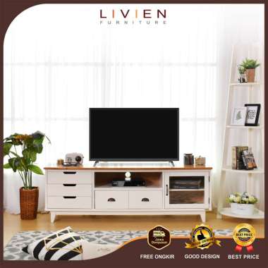 Livien Dresser Coco Heim Series Meja TV - White White Jawa