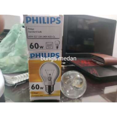PIJAR PHILIPS 60W 60 WATT 60 W 60WATT BENING CLASS A55