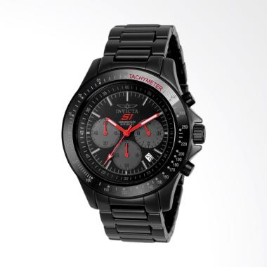 Invicta S1 Rally Men Watch Ceramic Jam Tangan Pria - Black Red Black INV 23836 Black red