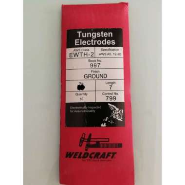 TUNGSTEN ARGON JARUM LAS ARGON 2.4MM ELEKTRODE ARGON