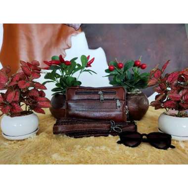 Tas Slempang wanita/tas selempang wanita/tas slempang pria/tas slempang pria/tas bahu Coklat Tua