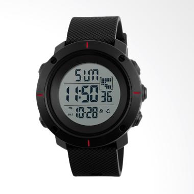 Skmei Silicon Jam Tangan Pria - Black Red 1213 BLK RED