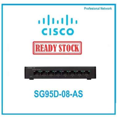 Cisco SG95D-08-AS, 8-Port Gigabit Desktop Switch