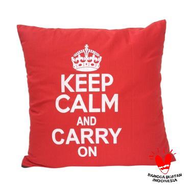 Stiletto In Style Keep Calm Carry On Cushion Cover