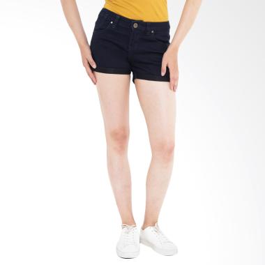 Mobile Power H5523 Ladies Denim Short Pants - Navy Blue