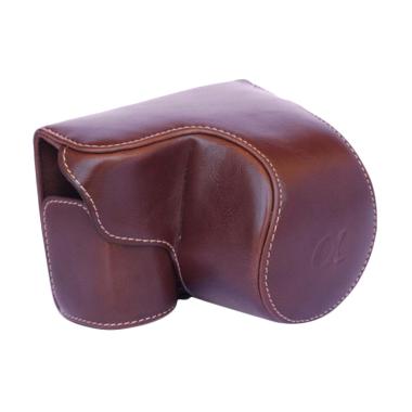 Third Party Leather Case for Kamera Mirrorless Sony A6000 - Dark Brown