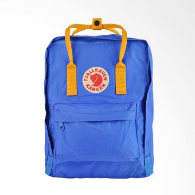Fjallraven Kanken Classic UN Backpack - Blue and Warm Yellow