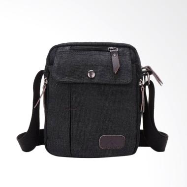 Martinversa TB1 Kanvas Tas Selempang Pria - Black