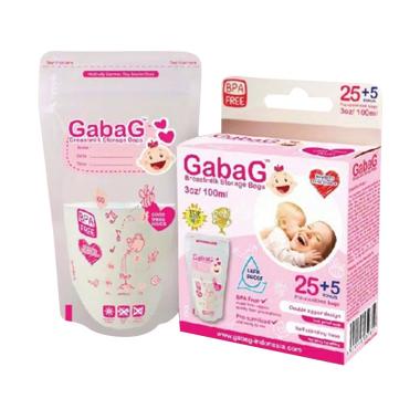 #DijaminMurah - Gabag Breast Milk Bag Kantong ASI - Pink [100 mL]