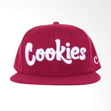 Jersi Clothing Cookies Topi Snapback Pria - Maroon
