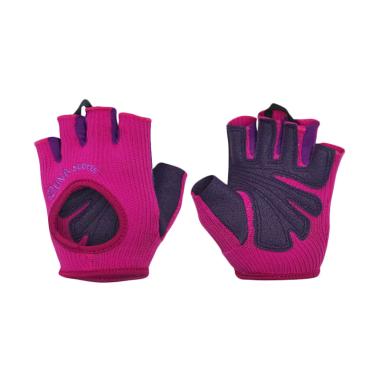 Zuna Sport Ladies Sweet Plum Fitness Gloves Sarung Tangan Wanita - Red