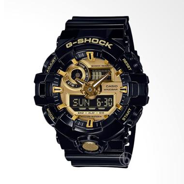 CASIO G-SHOCK Ltd Edition Jam Tangan Pria - Gold Black [GA-710GB-1A] Gold Black