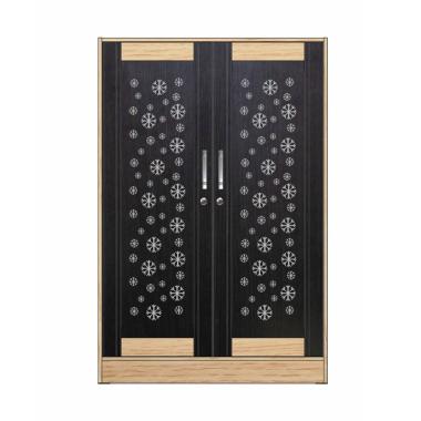 Super Furniture Lago BL 707 Lemari Pakaian Anak - Walnut