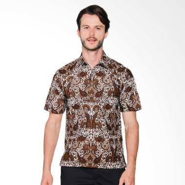 AWANA Modern Slim Fit Garuda Kemeja Batik Pria