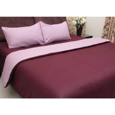 Chelsea Gold Polos Set Sprei - Deep Purple