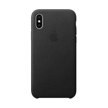 Apple Original Leather Casing for iPhone X - Black