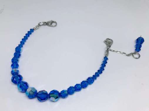 Konektor Pengait Tali Masker Strap Kristal Swarovski Asli Masker Hijab