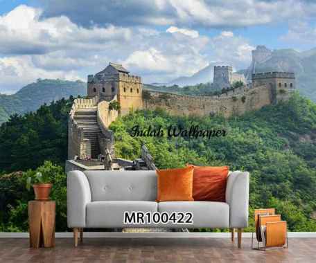 Wallpaper Dinding Mural 3D Photowall Motif Pemandangan Tefmbok Besar China Natural