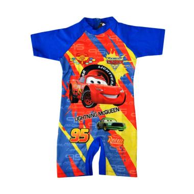 Nice Baby Motif Mc Queen Baju Renang Anak - Biru